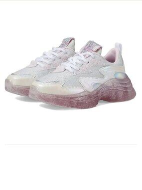 NWT SKECHERS  Street-Prismatic  Glitter Shiny Sneakers Lilac SZ-6
